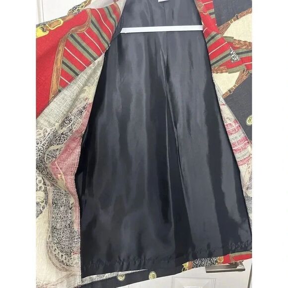 Raphael Lorenzo Vintage 1980s Gold Chain Print Blazer Women’s Sz Medium - Picture 8 of 8